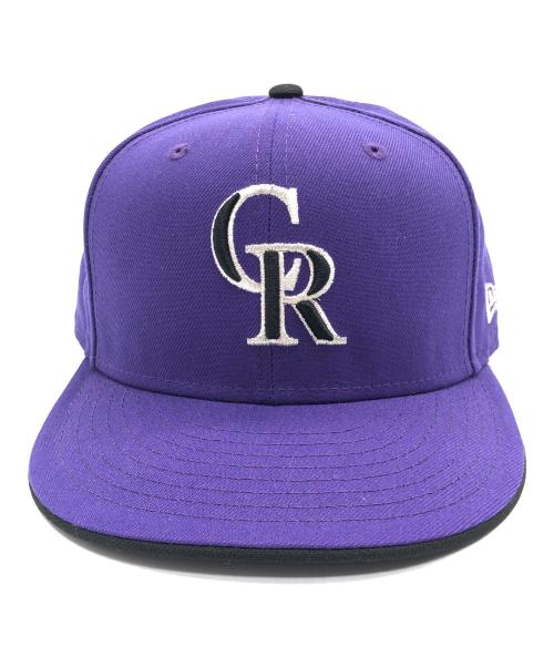 New Era（ニューエラ）New Era (ニューエラ) キャップ パープル サイズ:7 1/2の古着・服飾アイテム