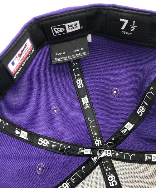New Era（ニューエラ）New Era (ニューエラ) キャップ パープル サイズ:7 1/2の古着・服飾アイテム
