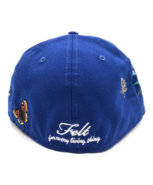 New Era（ニューエラ）New Era (ニューエラ) FELT (フェルト) キャップ ブルー サイズ:7 1/2の古着・服飾アイテム