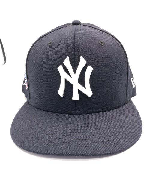 New Era（ニューエラ）New Era (ニューエラ) キャップ ブラック サイズ:7 1/2の古着・服飾アイテム