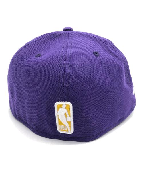 New Era（ニューエラ）New Era (ニューエラ) キャップ パープル×イエロー サイズ:7 1/2の古着・服飾アイテム