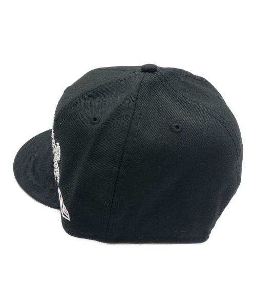New Era（ニューエラ）New Era (ニューエラ) キャップ ブラック×ホワイト サイズ:59.6（7 1/2）の古着・服飾アイテム