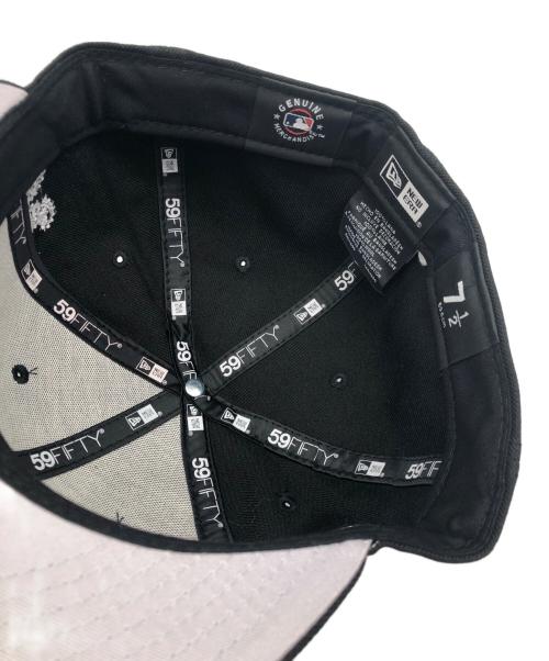 New Era（ニューエラ）New Era (ニューエラ) キャップ ブラック×ホワイト サイズ:59.6（7 1/2）の古着・服飾アイテム