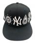New Era（ニューエラ）の古着「キャップ」｜ブラック×ホワイト