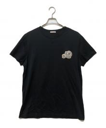 MONCLER（モンクレール）の古着「MAGLIA T-SHIRT　半袖カットソー」｜ブラック