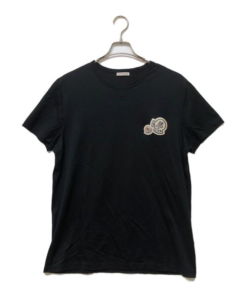 MONCLER（モンクレール）MONCLER (モンクレール) MAGLIA T-SHIRT　半袖カットソー ブラック サイズ:SIZE Lの古着・服飾アイテム