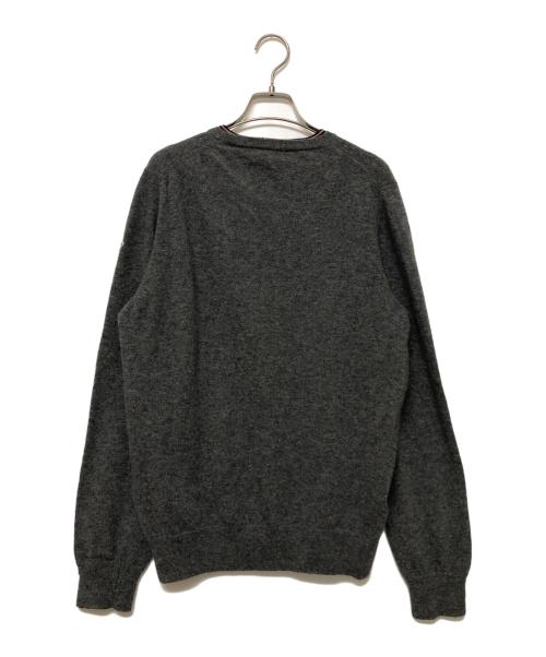 MONCLER（モンクレール）MONCLER (モンクレール) MAGLIONE TRICOT GIROCOLLO　ニット グレー サイズ:SIZE XLの古着・服飾アイテム