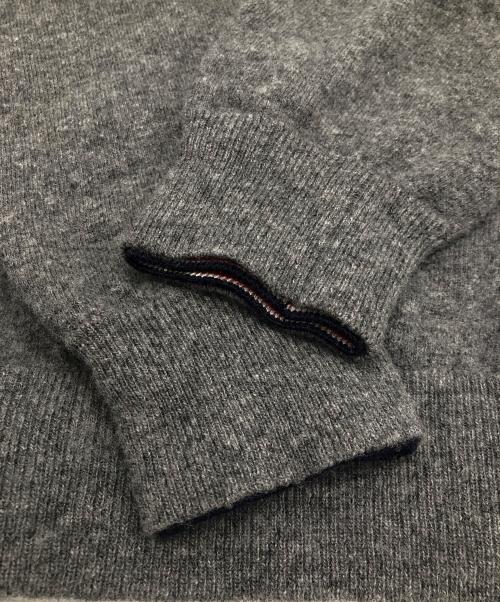MONCLER（モンクレール）MONCLER (モンクレール) MAGLIONE TRICOT GIROCOLLO　ニット グレー サイズ:SIZE XLの古着・服飾アイテム
