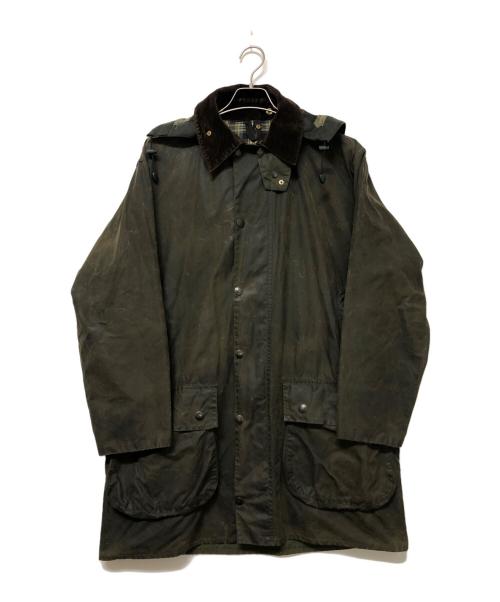 Barbour（バブアー）Barbour (バブアー) BORDER 2ワラント　オイルジャケット オリーブ×ブラウン サイズ:SIZE 42の古着・服飾アイテム