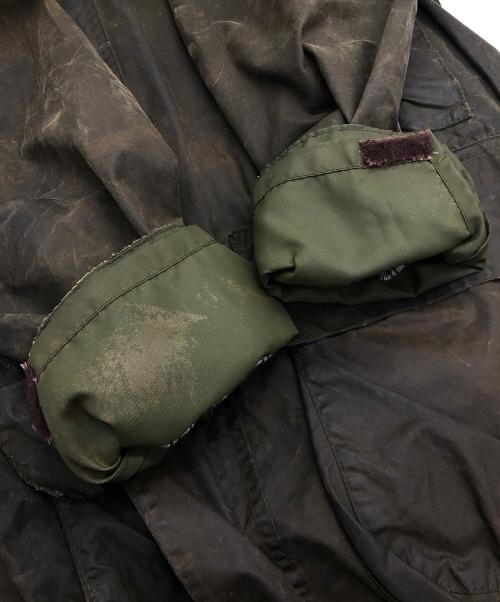 Barbour（バブアー）Barbour (バブアー) BORDER 2ワラント　オイルジャケット オリーブ×ブラウン サイズ:SIZE 42の古着・服飾アイテム