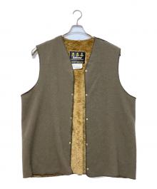 Barbour（バブアー）の古着「ライナーベスト」｜オリーブ×ブラウン