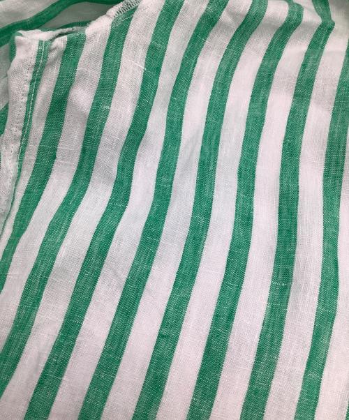 POLO RALPH LAUREN（ポロ・ラルフローレン）POLO RALPH LAUREN (ポロ・ラルフローレン) 半袖シャツ ホワイト×グリーン サイズ:SIZE Sの古着・服飾アイテム