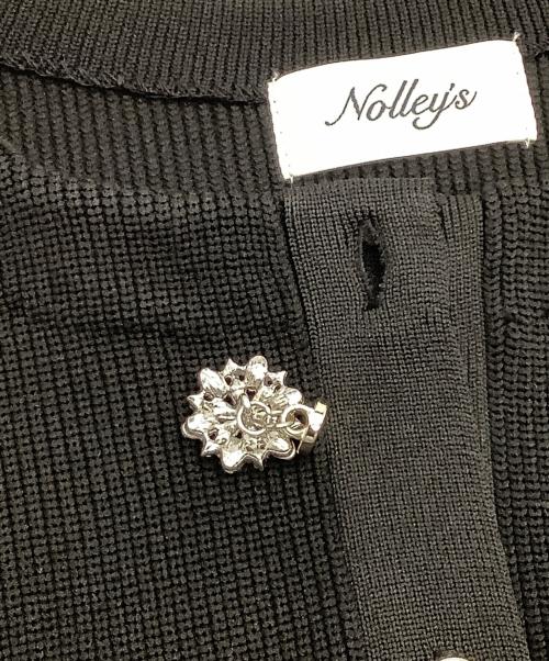 NOLLEY'S（ノーリーズ）NOLLEY'S (ノーリーズ) ニットジレ ブラック サイズ:38の古着・服飾アイテム