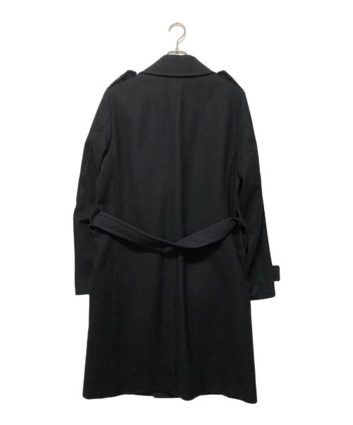 KATHARINE HAMNETT（キャサリンハムネット）KATHARINE HAMNETT (キャサリンハムネット) トレンチコート ブラック サイズ:SIZE Lの古着・服飾アイテム