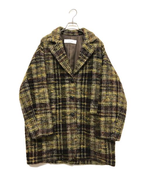 JOURNAL STANDARD（ジャーナルスタンダード）JOURNAL STANDARD (ジャーナルスタンダード) ループツイードテーラーコート グリーン サイズ:不明の古着・服飾アイテム