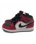 NIKE (ナイキ) AIR JORDAN 1 MID (GS) レッド×ブラック サイズ:25：12000円