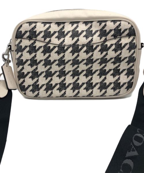 COACH（コーチ）COACH (コーチ) ショルダーバッグ ホワイト×ブラックの古着・服飾アイテム