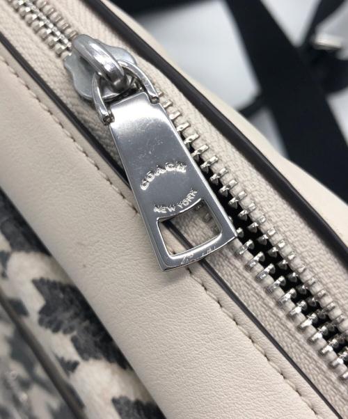 COACH（コーチ）COACH (コーチ) ショルダーバッグ ホワイト×ブラックの古着・服飾アイテム