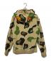 A BATHING APE (ア ベイシング エイプ) SHARK FULL ZIP HOODIE ベージュ×ブラウン サイズ:L：22000円