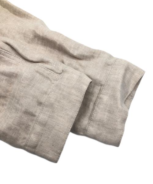 Mila Owen（ミラオーウェン）Mila Owen (ミラオーウェン) リネンジャケット ベージュ サイズ:Freeの古着・服飾アイテム