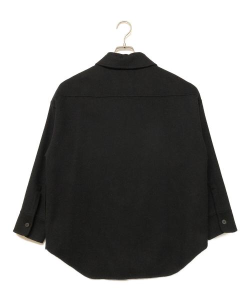 theory（セオリー）theory (セオリー) オーバーサイズシャツジャケット風コート ブラック サイズ:SIZE Sの古着・服飾アイテム