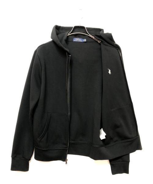 POLO RALPH LAUREN（ポロ・ラルフローレン）POLO RALPH LAUREN (ポロ・ラルフローレン) ジップパーカー ブラック サイズ:SIZE Sの古着・服飾アイテム