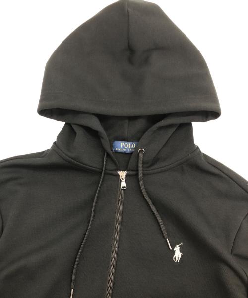 POLO RALPH LAUREN（ポロ・ラルフローレン）POLO RALPH LAUREN (ポロ・ラルフローレン) ジップパーカー ブラック サイズ:SIZE Sの古着・服飾アイテム