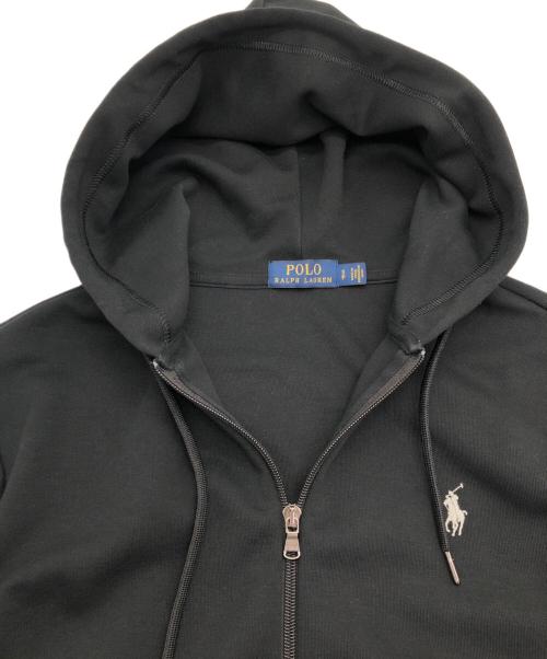 POLO RALPH LAUREN（ポロ・ラルフローレン）POLO RALPH LAUREN (ポロ・ラルフローレン) ジップパーカー ブラック サイズ:SIZE Sの古着・服飾アイテム