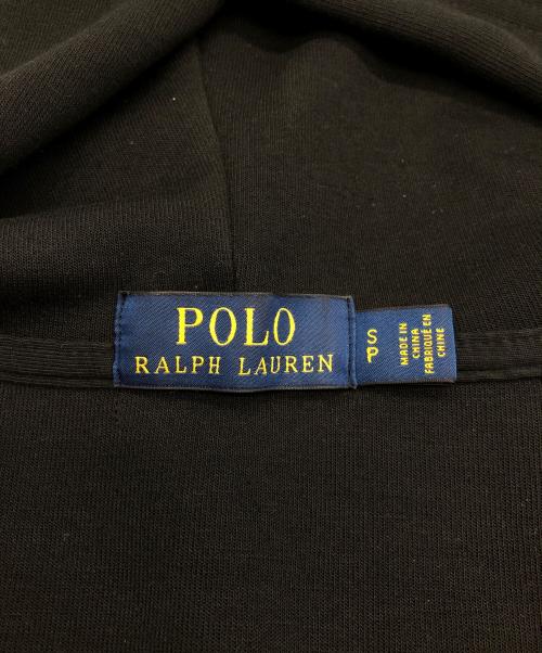 POLO RALPH LAUREN（ポロ・ラルフローレン）POLO RALPH LAUREN (ポロ・ラルフローレン) ジップパーカー ブラック サイズ:SIZE Sの古着・服飾アイテム