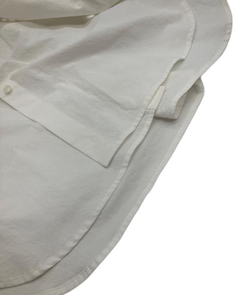 BABYLONE（バビロン）BABYLONE (バビロン) バックタックオーバーシャツ　長袖シャツ ホワイト サイズ:Freeの古着・服飾アイテム