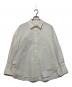 BABYLONE（バビロン）の古着「バックタックオーバーシャツ　長袖シャツ」｜ホワイト