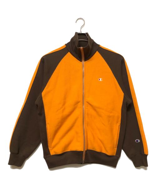 Champion（チャンピオン）Champion (チャンピオン) REVERSE WEAVE TRACK JACKET イエロー×ブラウン サイズ:SIZE L 未使用品の古着・服飾アイテム