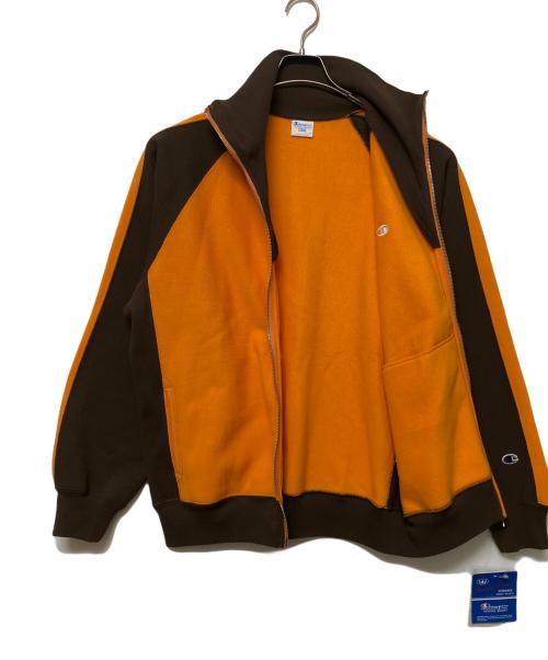 Champion（チャンピオン）Champion (チャンピオン) REVERSE WEAVE TRACK JACKET イエロー×ブラウン サイズ:SIZE L 未使用品の古着・服飾アイテム