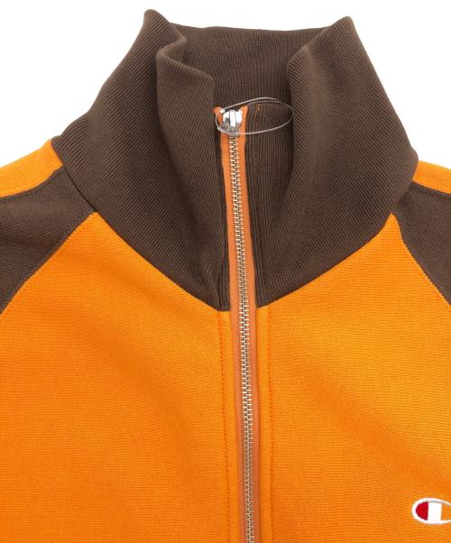 Champion（チャンピオン）Champion (チャンピオン) REVERSE WEAVE TRACK JACKET イエロー×ブラウン サイズ:SIZE L 未使用品の古着・服飾アイテム