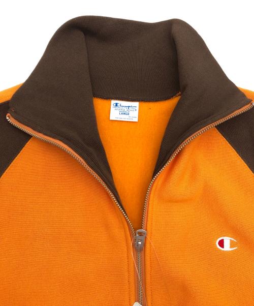 Champion（チャンピオン）Champion (チャンピオン) REVERSE WEAVE TRACK JACKET イエロー×ブラウン サイズ:SIZE L 未使用品の古着・服飾アイテム