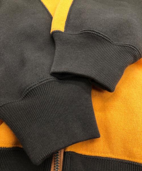 Champion（チャンピオン）Champion (チャンピオン) REVERSE WEAVE TRACK JACKET イエロー×ブラウン サイズ:SIZE L 未使用品の古着・服飾アイテム