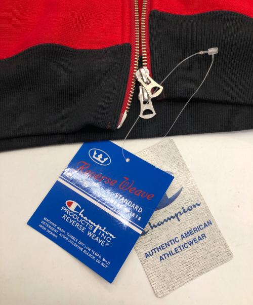 Champion（チャンピオン）Champion (チャンピオン) REVERSE WEAVE TRACK JACKET レッド×ブラック サイズ:SIZE L 未使用品の古着・服飾アイテム