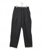 MAISON SPECIALメゾンスペシャル）の古着「テーパードパンツ」｜グレー