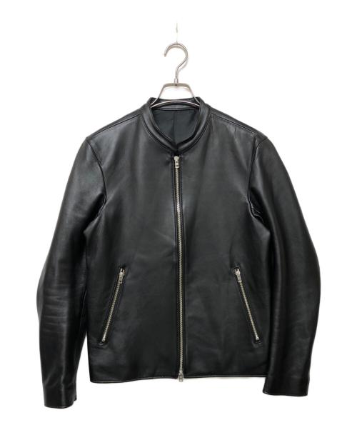 LIDnM（リドム）LIDNM (リドム) レザーライダースジャケット ブラック サイズ:Mの古着・服飾アイテム