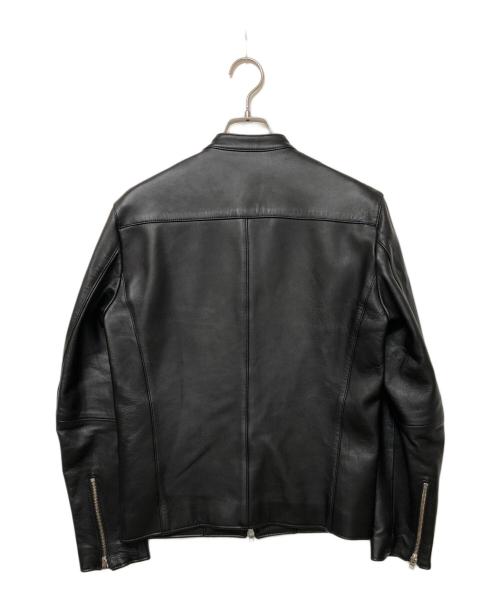LIDnM（リドム）LIDNM (リドム) レザーライダースジャケット ブラック サイズ:Mの古着・服飾アイテム