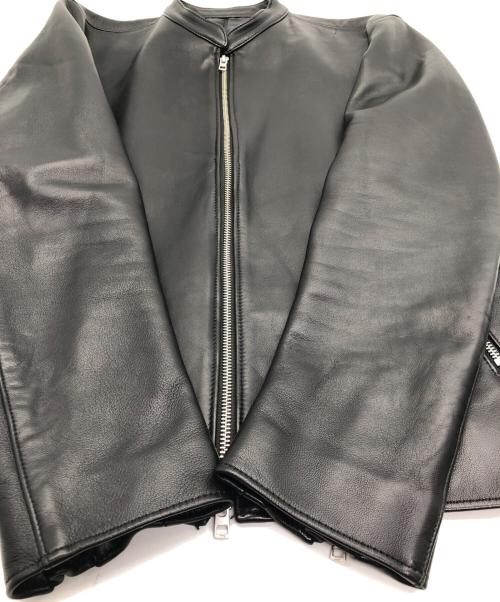 LIDnM（リドム）LIDNM (リドム) レザーライダースジャケット ブラック サイズ:Mの古着・服飾アイテム