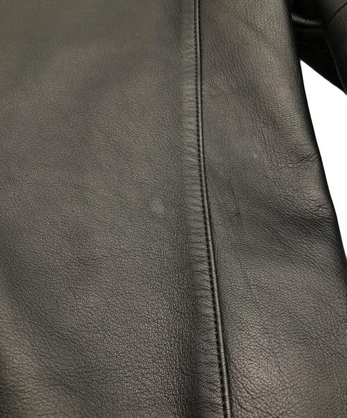 LIDnM（リドム）LIDNM (リドム) レザーライダースジャケット ブラック サイズ:Mの古着・服飾アイテム