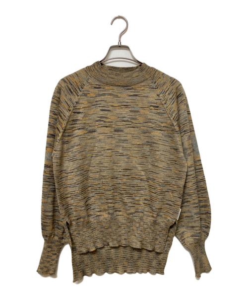 Denham（デンハム）Denham (デンハム) リブニットカットソー ベージュ サイズ:Freeの古着・服飾アイテム