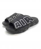 NIKEナイキ）の古着「Air More Uptempo Slide」｜ブラック×ホワイト