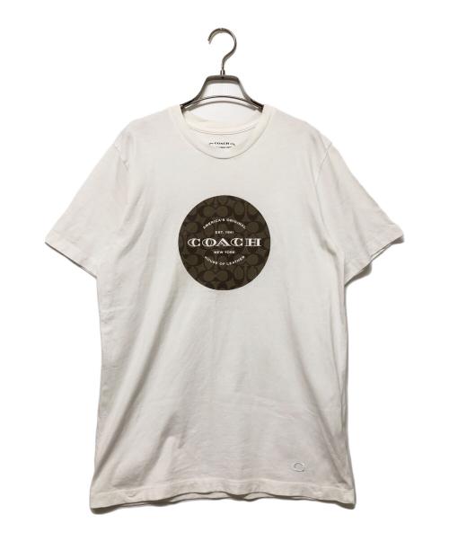 COACH（コーチ）COACH (コーチ) 半袖カットソー ホワイト サイズ:SIZE Sの古着・服飾アイテム
