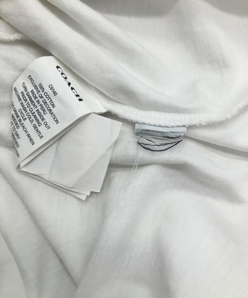 COACH（コーチ）COACH (コーチ) 半袖カットソー ホワイト サイズ:SIZE Sの古着・服飾アイテム