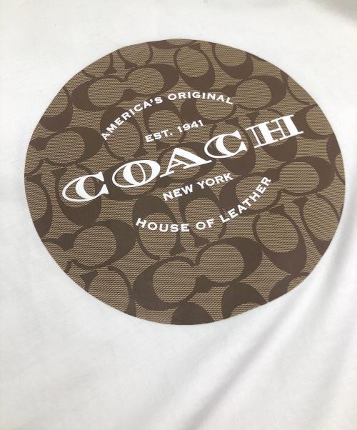 COACH（コーチ）COACH (コーチ) 半袖カットソー ホワイト サイズ:SIZE Sの古着・服飾アイテム
