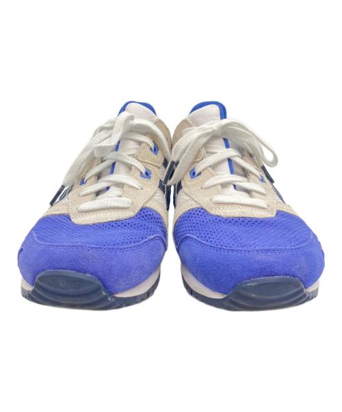 asics（アシックス）asics (アシックス) スニーカー ホワイト×ブルー サイズ:27の古着・服飾アイテム