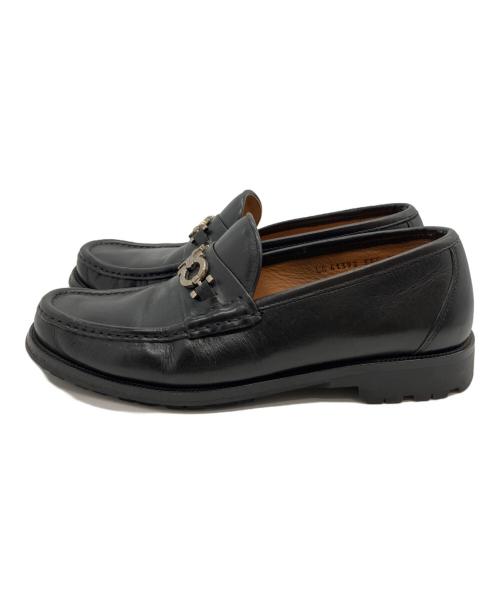 Salvatore Ferragamo（サルヴァトーレ フェラガモ）Salvatore Ferragamo (サルヴァトーレ フェラガモ) ビットローファー ブラック サイズ:SIZE 25.5cmの古着・服飾アイテム