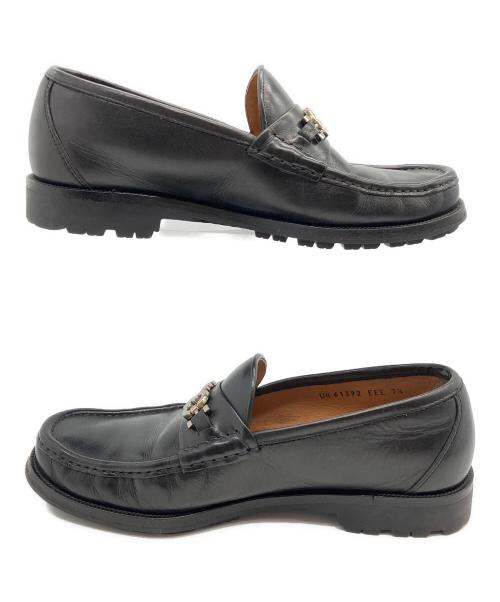 Salvatore Ferragamo（サルヴァトーレ フェラガモ）Salvatore Ferragamo (サルヴァトーレ フェラガモ) ビットローファー ブラック サイズ:SIZE 25.5cmの古着・服飾アイテム